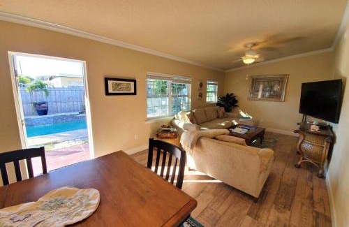 Port Canaveral Apartment | Bahamian Cottage - Heated Pool Walk to the Beach