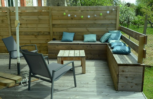 Saint-Jean-le-Thomas House | BAIE DU MT ST MICHEL -PLAGE, house with garage, terrace, enclosed garden, free wifi