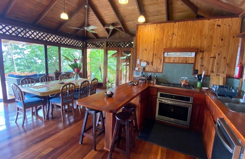 Pavones House | Bali Style Surfer/Family Compound-like House 5 min walk to beach - Jungle, Ocean