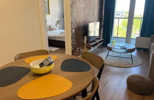 Sopot Centrum Apartment | Baltic Riviera Apartments - deluxe with top tarrace river view and fitness gym