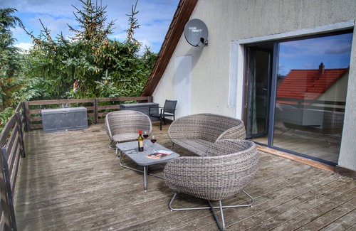Monkebude Apartment | Baltic Sea holiday homes on the Szczecin Lagoon (with roof terrace) - Holiday home upper floor