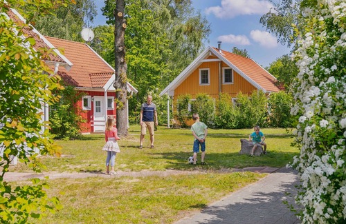 Muritz Apartment | Barrier-free apartment Schwalbe, 4 pers., Fireplace (6) - Feriendorf Müritzufer