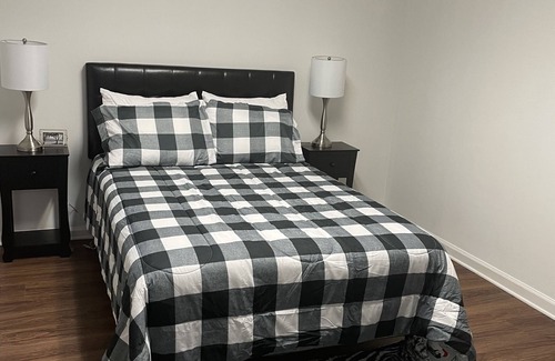 Lawrenceville House | Basement Apartment with Bedroom kitchen living room & full Bathroom