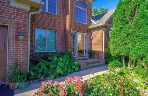 Hudson House | Basement in home with pool, bar and two Hot Tubs