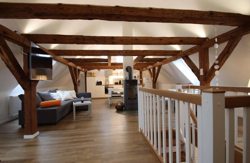 Barkhagen Apartment | Bauernhaus am Plauer See mit Kamin