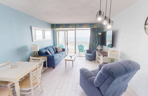 Atlantic Beach Condo | Baywatch 703, Winter Beachfront Escape, Poolside Views, Sea Breeze