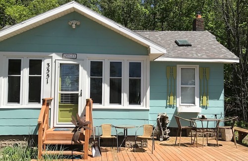 Bluffton Cottage | Beach cottage with view of Lake Michigan's Pere Marquette sandy beach