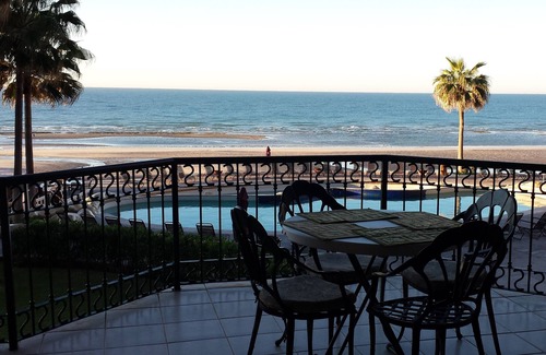 Sandy Beach Condo | Beach Front Vacation Rental With Beautiful View Of Ocean, 24 Hour Security