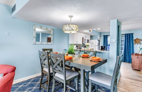 St. George Island Condo | BEACH OCEAN FRONT, POOL! Walk to shops! New Decking!nDowntown Location!