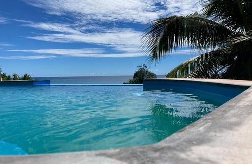 Praslin Island Villa | Beachfront Creole villa with incredible ocean views and private plunge pool