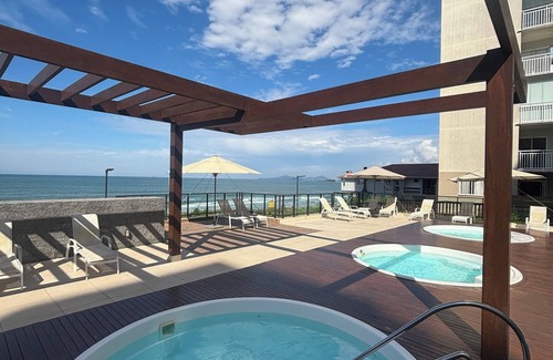 Itajuba Apartment | Beachfront Apartment, Near Beto Carreiro, Swimming Pool, Barbecue, Air Conditioning