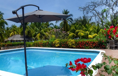 Barra de Potosi Villa | Beachfront Great Villa, private, full staffed, pool, sleeps 28, 8 bedrooms