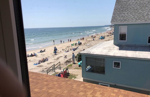 Wells Beach House | BEACHFRONT HOME-BREATHTAKING 180 DEGREE OCEAN SUNRISES-SUNSETS-OCEANFRONT PATIO