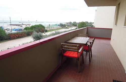 Lido Adriano Apartment | beachfront property, large balcony, unobstructed view of them