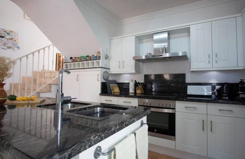 Punta Lara House | Beachfront villa for 6 in Nerja Punta Lara with private pool, sea and garden views. Mountain view