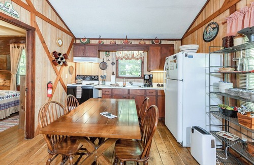 Lake Toxaway Cabin | Bear Cave - Unique Cabin w/Fire Pit and Tennis On Site