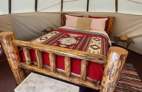 Saddlestring House | Bear Tipi, Rustic "Bear" Tipi by Bighorn Mountains