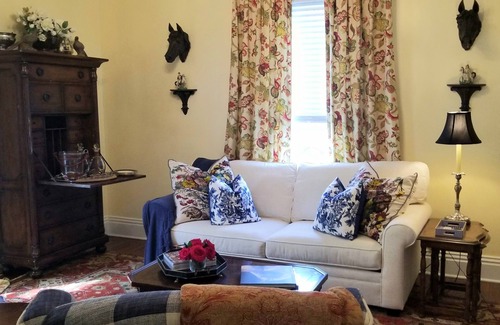 Midway Cottage | Beautiful 1901 Restored Cottage Pool near Keeneland Horse Park Bourbon Trail