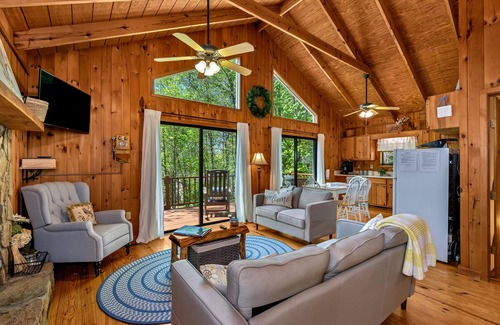 Hiawassee Cabin | Beautiful 2 Kings, 2 fire pits. Arcade Game. Corn home game.