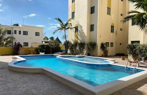Chicxulub Puerto Apartment | Beautiful Apartment in Front of the Sea/Weekly and monthly discounts available!
