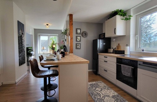 Bernburg Apartment | Beautiful apartment for 3 guests with WIFI, TV and terrace
