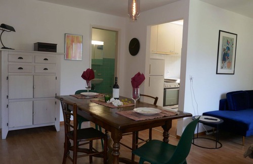 Blenio Apartment | Beautiful apartment for 2 people with WIFI, TV, patio, pets allowed, panoramic view and parking