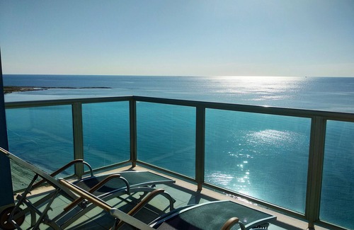 San Javier Apartment | Beautiful beachfront penthouse with breath taking panoramic sea views, Free WIFI