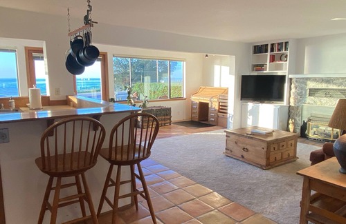 Opal Cliffs Apartment | Beautiful beachfront home with unobstructed ocean views