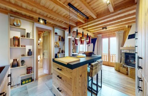 Granges Ski Chalet | Beautiful chalet in Le Bouveret with garden