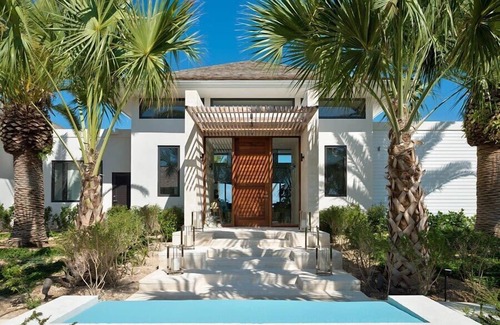 Leeward Settlement Villa | Beautiful contemporary style villa on the beach