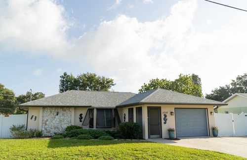 Englewood East House | Beautiful Coastal Home 4 miles from the beach! With Hot tub!