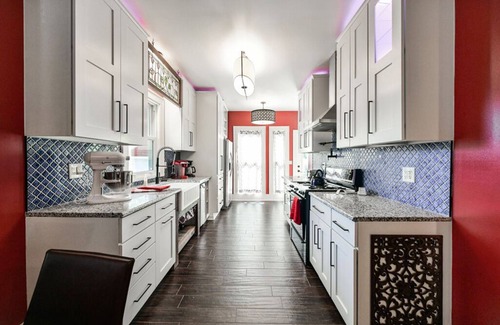 Downtown Omaha House | Beautiful, comfortable home with a tidy backyard and garage space.