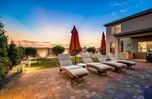 Arabian Views House | Beautiful, dog-friendly home with a private pool, game room & putting green