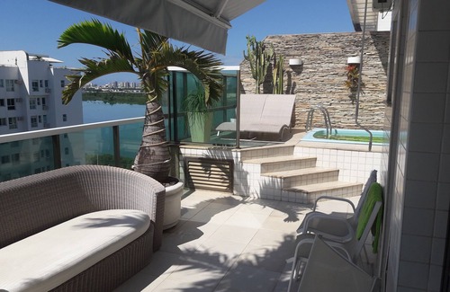 Jacarepagua Apartment | Beautiful Duplex penthouse with swimming pool close to the Olympic Park and transport.