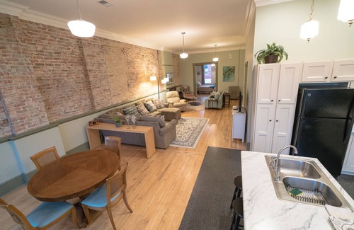 Manistee Apartment | Beautiful Historic Building on Manistee River Walk