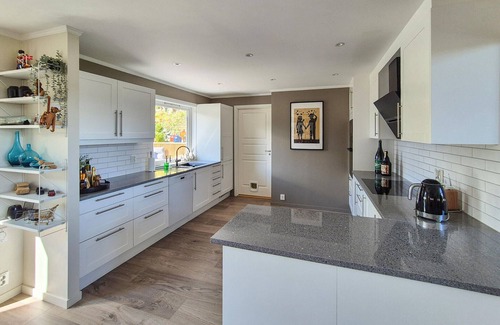 Loddefjord House | Beautiful home in Bjørøyhamn with house sea view