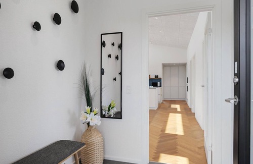 Sæby House | Beautiful home in Sæby with harbor view