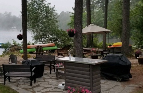 Gray House | BEAUTIFUL LAKEFRONT RETREAT ON PRIVATE 1 ACRE LOT ON CRYSTAL LAKE IN GRAY, MAINE