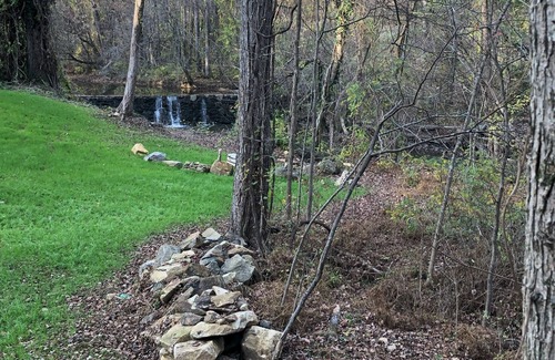 Greensboro Cabin | Beautiful Log Cabin River Retreat- In very convenient location!