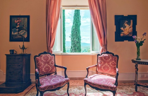 Poggiarello Villa | Beautiful private villa with WIFI, private pool, A/C, patio and panoramic view, close to Siena