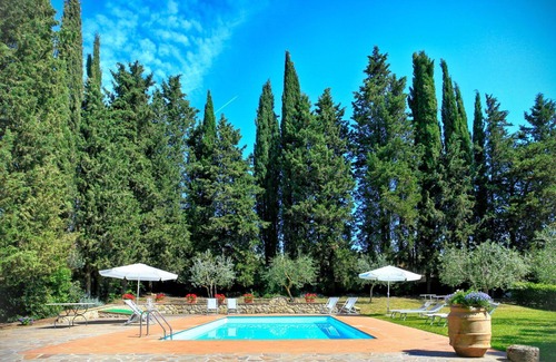 Poggiarello Villa | Beautiful private villa with WIFI, private pool, A/C, patio and panoramic view, close to Siena