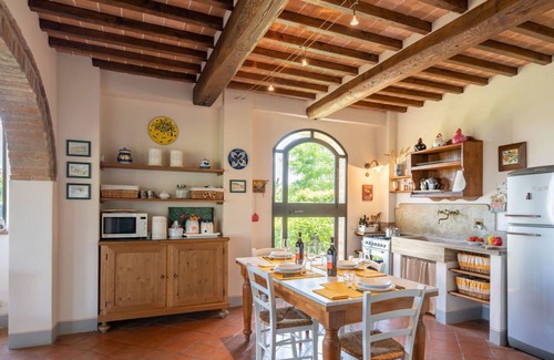 San Gimignano Villa | Beautiful private villa for 6 people with WIFI, private pool, TV and panoramic view