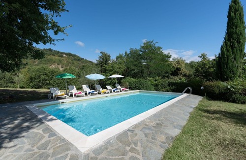 Dicomano Villa | Beautiful private villa for 8 people with hot tub, private pool, WIFI, TV and panoramic view