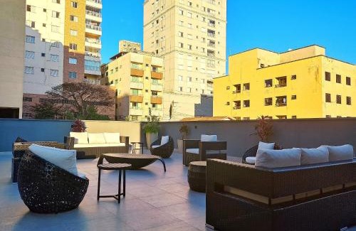 Sao Benedito Apartment | Beautiful studio in Poços de Caldas MG PGO402