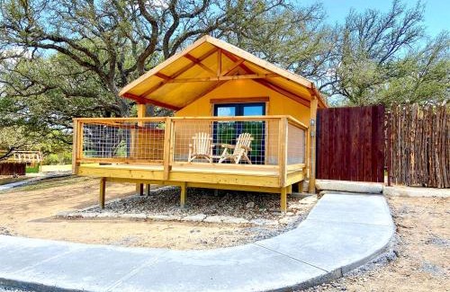 Ingram Other | Beautiful Tented Cabin in Texas for Glamping by Guadalupe River