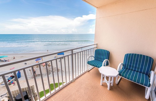 Satellite Beach Condo | Beautiful udpdated 2 bed 2 bath ocean front condo with amazing ocean views!