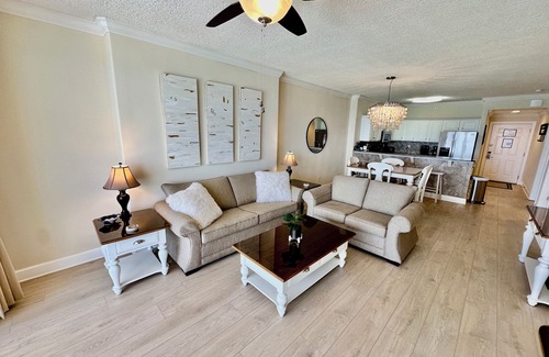 West Panama City Beach Condo | Beautiful Updated Beach Condo! Large Spacious Balcony - Free Beach Chairs!