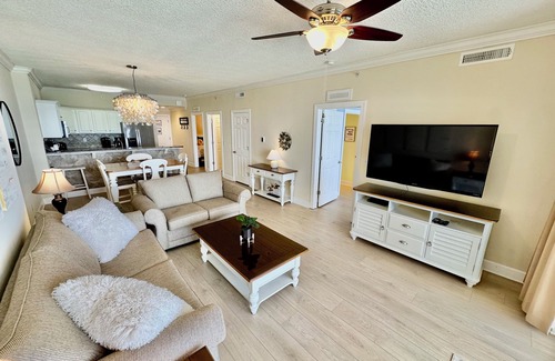 West Panama City Beach Condo | Beautiful Updated Beach Condo! Large Spacious Balcony - Free Beach Chairs!