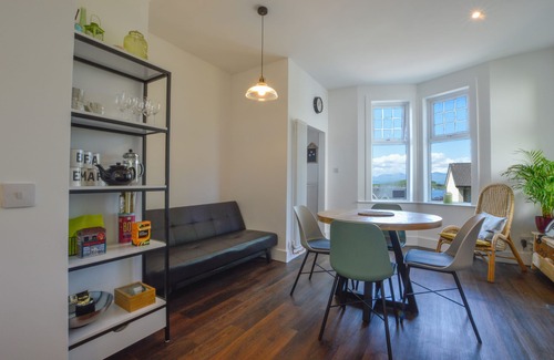 Oban House | Beautiful views from every window, private garden and parking for two cars