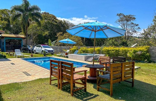 Vila Xavier House | Bela chacara com lazer completo e WiFi - Ibiuna SP